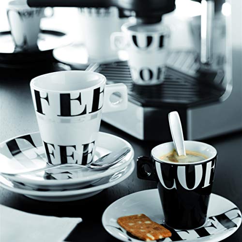 Zeller 26540 Servicio de Café Expreso, Porcelana, Multicolor, 27.5x14x7 cm