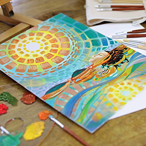 Zenacolor - Set de 28 Canvas - Laminas para Pintar Multisizes - 13x18, 20x25, 24x30, 30x40-100% Algodón sin Ácidos - Todos los tipos de Pintura sobre Lienzos