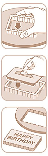 Zenker 44827 Moldes para Galletas con Letras, plástico, Multicolor