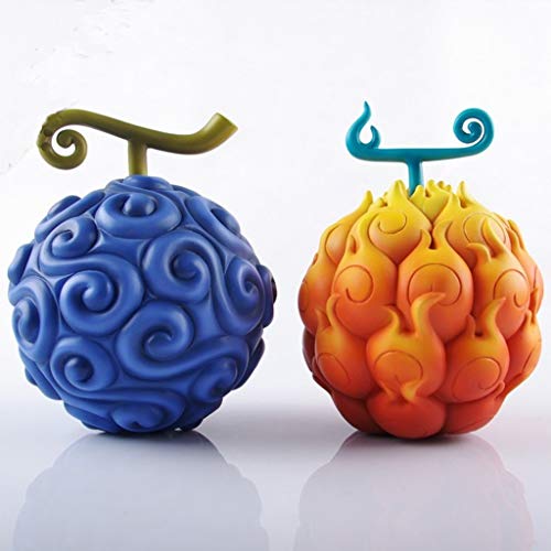 ZHUZEwei Frutas One Piece Anime Mera-mera de la Fruta del Diablo de Goma de Frutas 6.9inches Figuras Colección Modelo EP Material PVC (Size : Rubber Fruit)