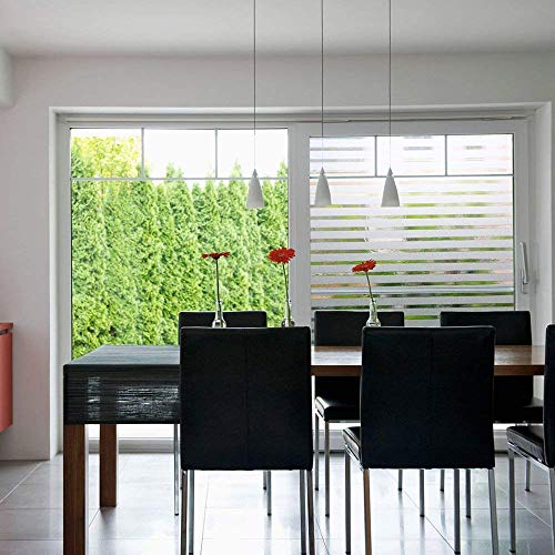 Zindoo Vinilos para Cristales Vinilo Ventana Privacidad Autoadhesivo Laminas para Ventanas Vinilos Decorativos Cristales Vinilo Translucido 90 X 200CM