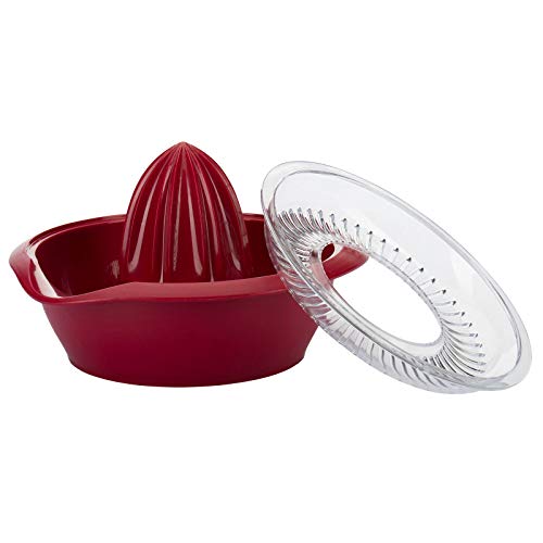 Zitrus- und Orangenpresse LIMETTA, 16,5cm, rot