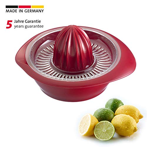 Zitrus- und Orangenpresse LIMETTA, 16,5cm, rot