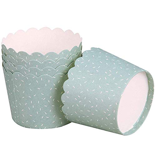 ZJHCC 200 Uds, Forro de Papel Colorido para Pastel y Cupcakes, Caja para Muffins para Hornear, Caja para Vasos, Bandeja para Fiestas, Molde para Pasteles, Herramientas de decoración, Papel para c