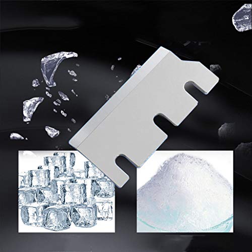 ZUCAI Máquina De Hielo En Polvo De Alta Potencia Comercial,Máquinas De Hielo En Escamas De Nieve,Gran Almacenamiento De Hielo,Licuadora De Acero Inoxidable,Batidora Eléctrica,Blanco