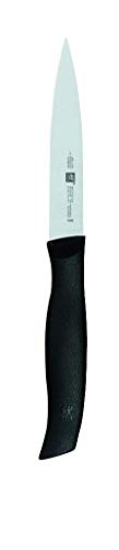 Zwilling TWIN GRIP - Cuchillo puntilla, hoja endurecida al frío Friodur, acero inoxidable, mango sintético, 100 milímetros, color negro