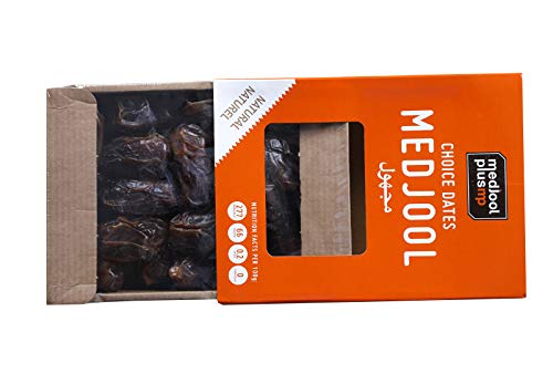 1 kg Medjool Dátiles jugosos y tiernos, talla grande en caja
