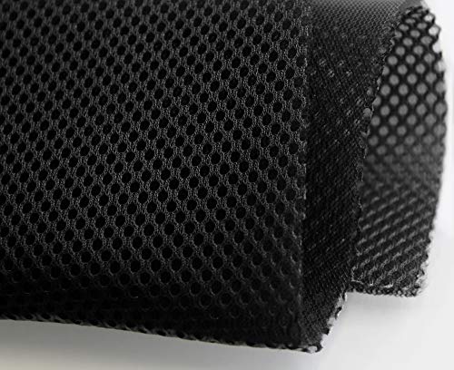 1 METRO Tejido transpirable rejilla 3D Negro Ancho 220cm HAPPERS