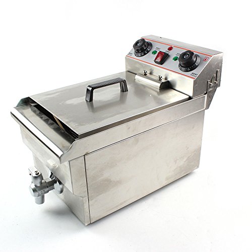 10 L freidora Acero Inoxidable Eléctrico (GASTRONÓMICA freidora fría Zona 3000 W