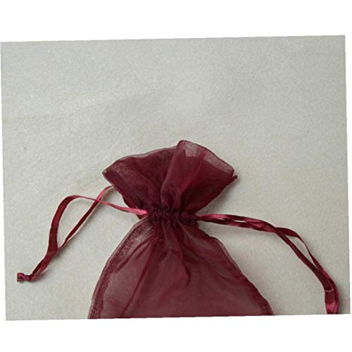 10 x Organza de Botellas de Vino Bolsas de Regalo para Bodas Actual Partido Suministros- Vino