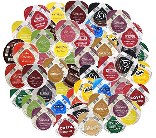 100 cápsulas Tassimo surtidas