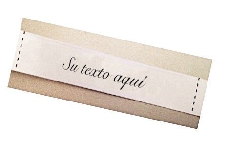 100 etiquetas de tela para coser personalizadas