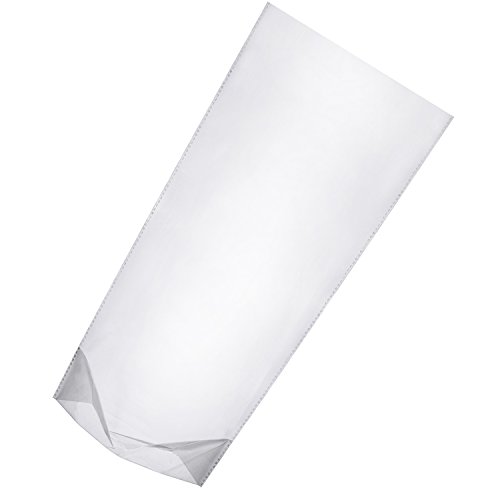 100 Piezas 11 por 5 por 3 Pulgadas Bolsas OPP Transparentes Bolsas de Celofán Bolsas de Dulces de Plástico de Parte Inferior Cuadrada para Galleta, Panadería, Caramelo, Regalo