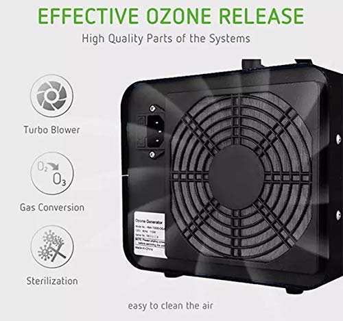 10,000mg / HR 10G Generador de ozono O3 03 ionizador Industrial Temporizador Azul