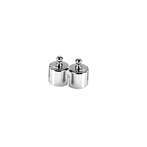 100g y 500g Escala Peso para de Precisión Calibrado de Balanzas - Acero Niquelado Pesos para Revisar la Exactitud de Tanto en Bolsillo y Digital Escala - Diseñado para Preciso Re-Calibration