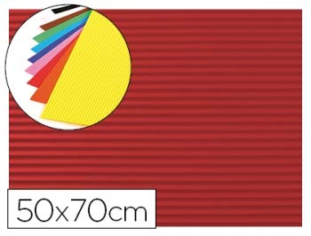 10un GOMA EVA ONDULADA LIDERPAPEL 50X70CM 2,2MM DE ESPESSURA