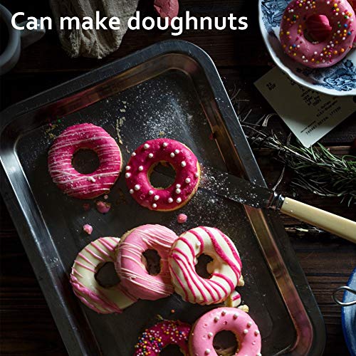 12 moldes redondos de acero inoxidable para tartas y galletas, utensilios de repostería, anillos de metal para pasta fondant, donuts dulces, peine circular, cortador de galletas
