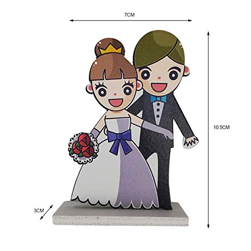 12 Pinzas Madera Portafotos Soporte de Tarjeta,Foto, Número de Mesa,Ideal Decoración de Boda,Novios 7x 3 x10,5 cm