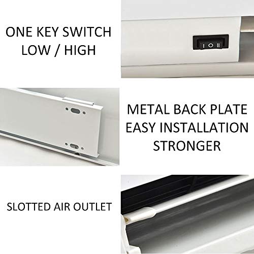 120 cm Fuerte energía eólica, 2 velocidades Cortina de aire, Con control remoto, Sin calefacción, Comercial Interior, ruido bajo Cortina de viento, Interruptor de puerta no incluido 120 W, 1200 CFM
