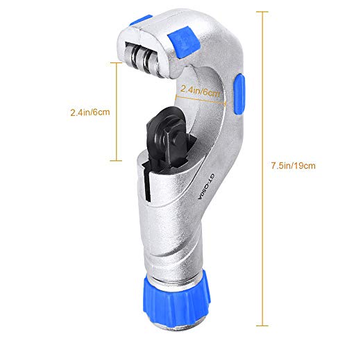 1/4"- 2" Cortador de Tubo Tubería con Rodamiento de Bolas, Alta Resistencia Tubo de Cobre PVC Acero Inoxidable Aluminio Herramienta de Corte de Cojinete de Empuje 5mm - 50mm