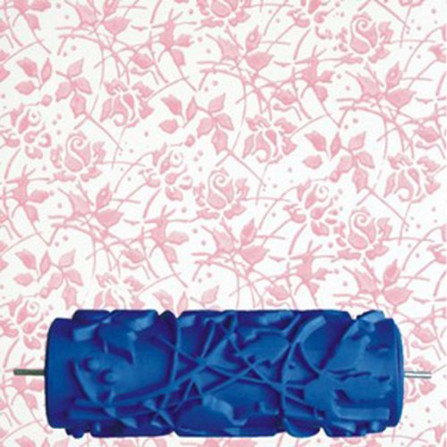 15 cm Rodillo de Pintura de Pared con Dibujo Flores y Puntos