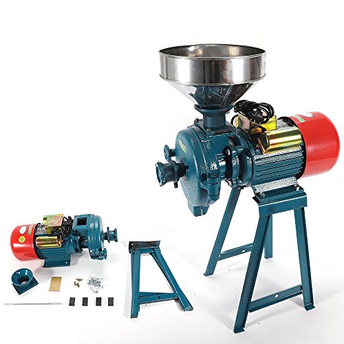 1500W/ 2200W 220V Molino de Grano Molino Eléctrico de Grano Molino de Alimentación Molino de Malta Hogar Cervecero Creador de Granos Diversos Molino (2200W)