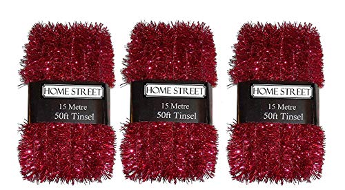 1524 cm largo regloscopio unidades en plata, rojo, púrpura o oro Homestreet - decoraciones de Navidad
