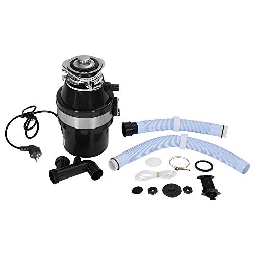 1HP 2600RPM Triturador de Basura, Eliminación de Residuos de Comida de Cocina o la Familia