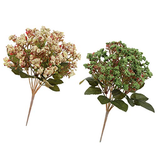 2 Piezas Ramo de Flores Preservadas Ramo de Flores Secas Naturales Crisantemo