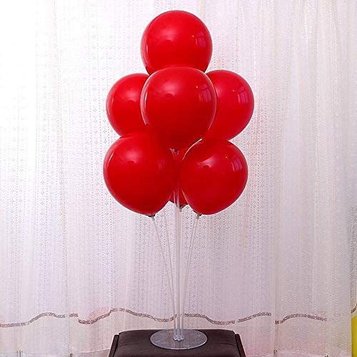 2 Piezas Soporte de Globos Varillas de plástico para Decoracion de Fiesta Globo aerostático Vara Accesorios (Transparente)