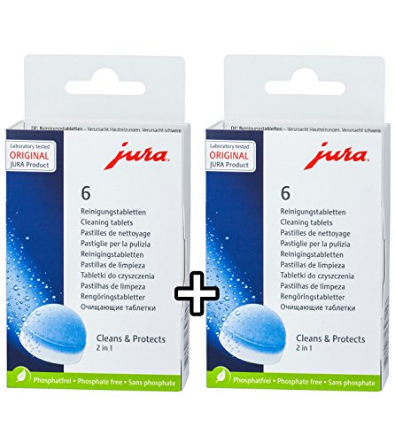 2 x Jura 62715 6 pastillas de limpieza