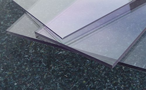 2,0 mm policarbonato Lexan Platte – Pizarra Formato 2050 x 1250 mm transparente/transparente