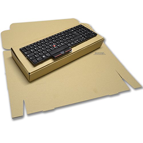 20 x Caja de cartón plegable Cajas Cajas de Cartón Cajas portátil teclado 400 x 150 x 50 mm