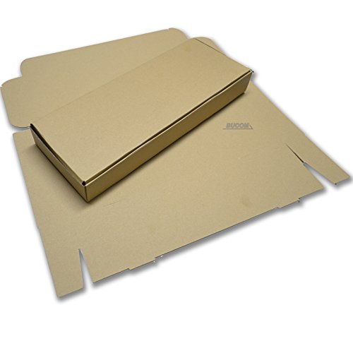 20 x Caja de cartón plegable Cajas Cajas de Cartón Cajas portátil teclado 400 x 150 x 50 mm