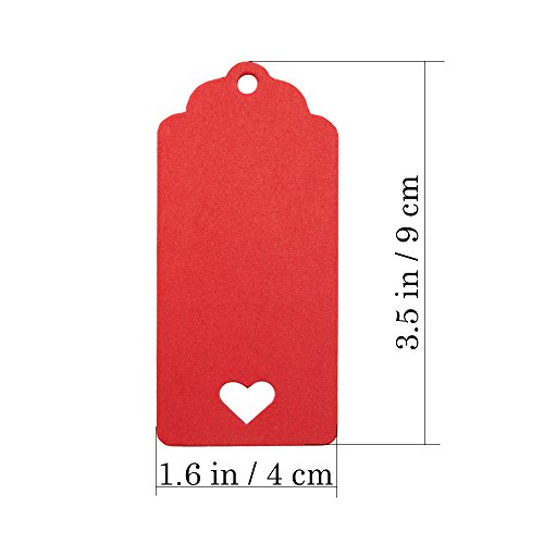 200 etiquetas de papel kraft en forma de corazón hueco, etiquetas de regalo con cordel de yute natural gratis para Navidad, boda, día de Acción de Gracias, cumpleaños, día festivo