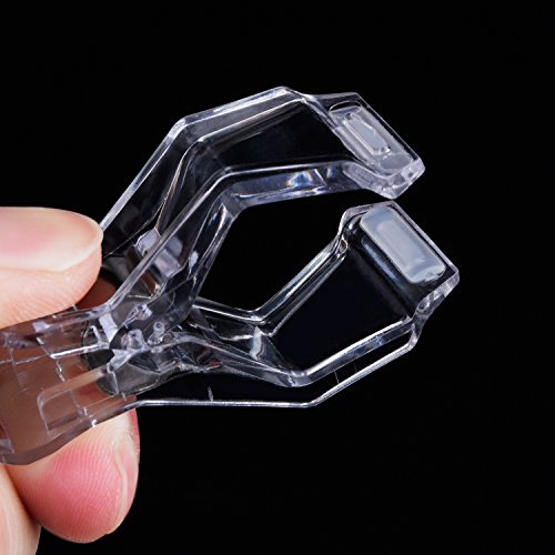 25 Paquetes Clips Giratorios de Plástico de Etiqueta Pinza de Signo de Mercancías Clip de Exhibición Stand de Soporte, Transparente