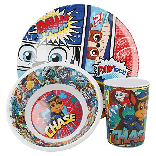 2703; Pack melamina Skye, Everest; compuesto por plato, cuento y vaso; No BPA