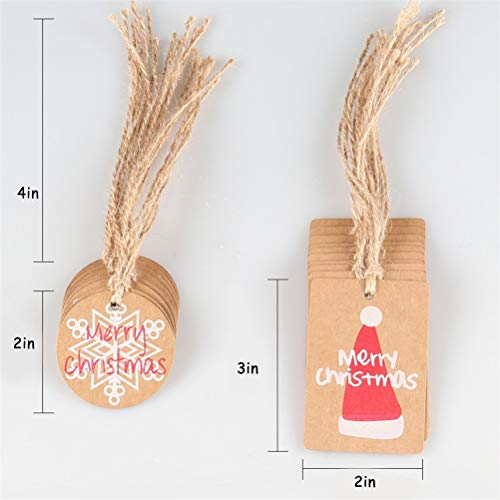 2Buyshop Etiquetas de Papel Kraft
