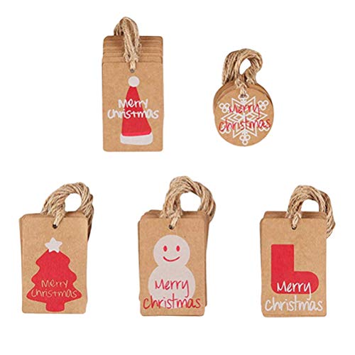 2Buyshop Etiquetas de Papel Kraft