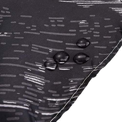 2X Capa de Peluquería | Impermeable | Para Salón de Belleza y Uso Doméstico,vestido peluquería Corte,corte de los cabellos barbero instrumento de cabello capítulo paño sombra Delantal(Blanco & negro)