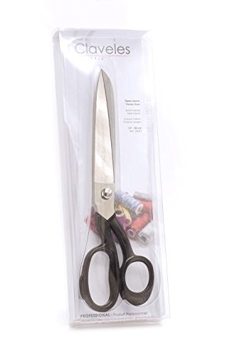 3 Claveles Tijera Sastre, níquel, Acero Carbono, Negro, 30 cm (12")