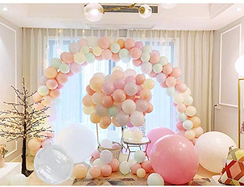 36 Pulgadas Transparente Globo Gigante 90cm Globos Grandes de Látex Redondo Globo para Bodas Fiesta Cumpleaños Acontecimiento Decoraciones Graduación Celebraciones Suministros (5 Piezas)