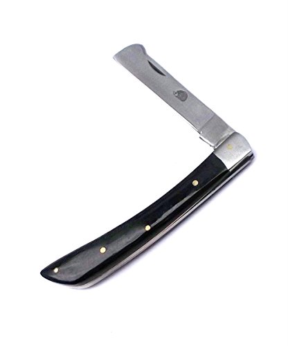 3635 Laguiole Bougna France. Black OX GREFFOIR - Cuchillo de caza (10 cm, longitud total)