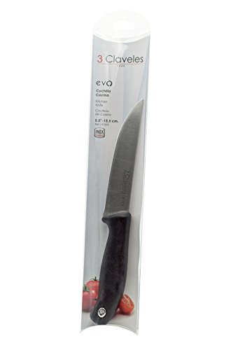3Claveles Evo - Cuchillo cocina, 13,5 cm, 5,5 pulgadas
