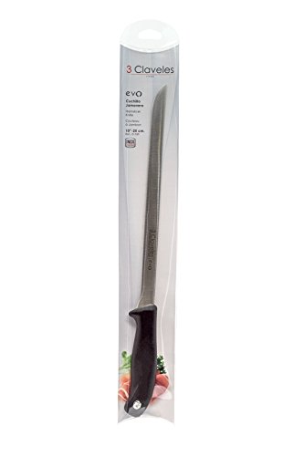 3Claveles Evo - Cuchillo jamonero, 25 cm, 10 pulgadas