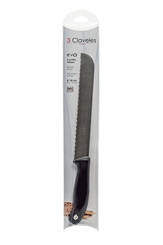 3Claveles Evo - Cuchillo panero, 20 cm, 8 pulgadas