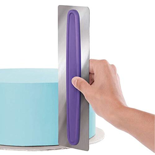4 Rascador de pasteles para decoración de pasteles, peine para glaseado, espátulas para fondant, bordes de tartas, rascador de crema, herramienta para repostería, molde para hornear