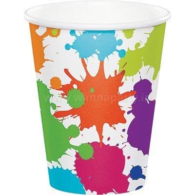 4everWithU Shandaar Arte Tazas de Papel de Ataque (Paquete de 8) FZC # 303