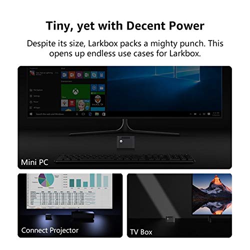 4K Mini PC Intel Celeron J4115 Quad Core 6 GB de RAM 128 GB ROM de Windows 10 Escritorio HDMI USB del Ordenador-C (Color : Black)