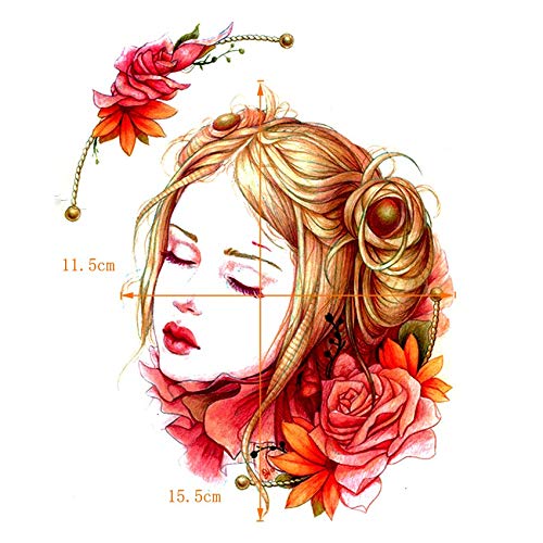 5 piezas hermosa   chica tatuajes temporales impermeables hombres tatuaje falso tatuaje niños tatouage temporaire femme Helly Kitty